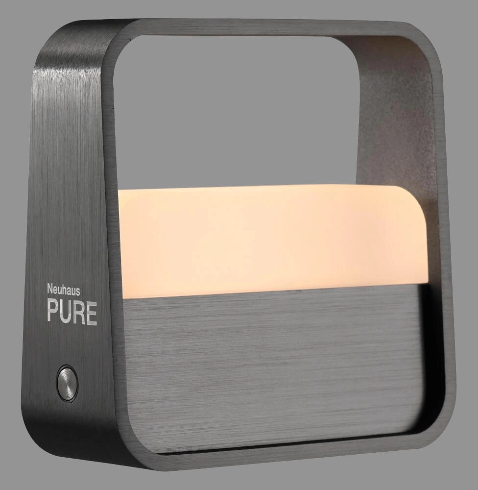Design tafellamp Pure Go grijs Paul Neuhaus 4012248382783