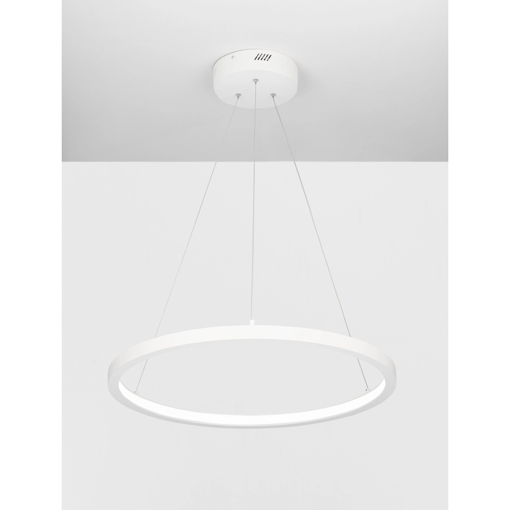 Witte hanglamp Empatia design enkel