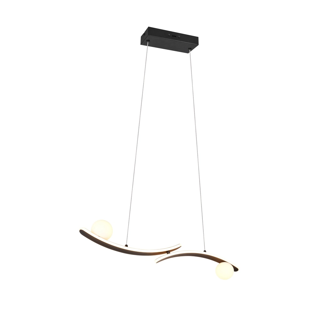 Design hanglamp Napoli zwart Trio 4017807683462