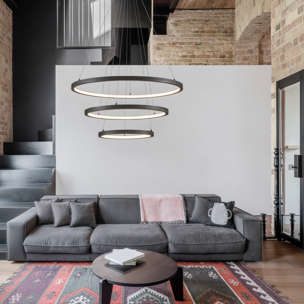 Zwarte hanglamp Empatia design triple