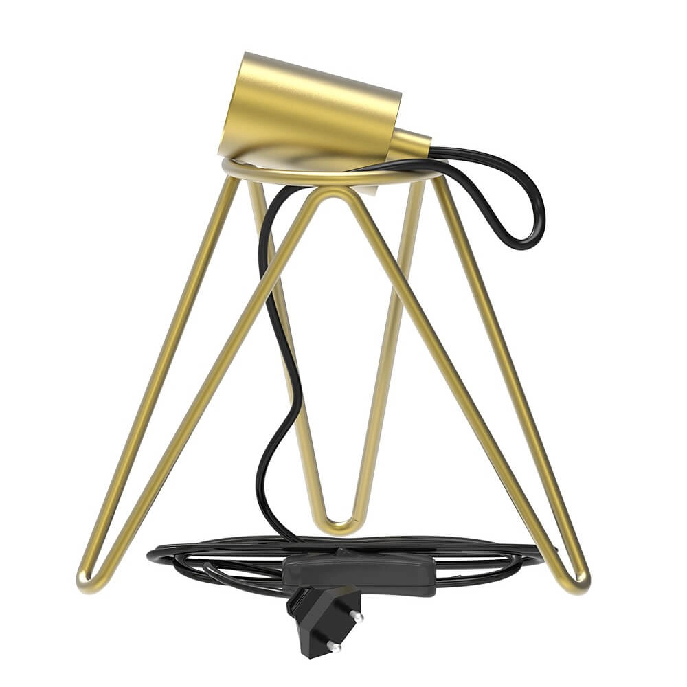 Gouden tripod tafellamp Tripod