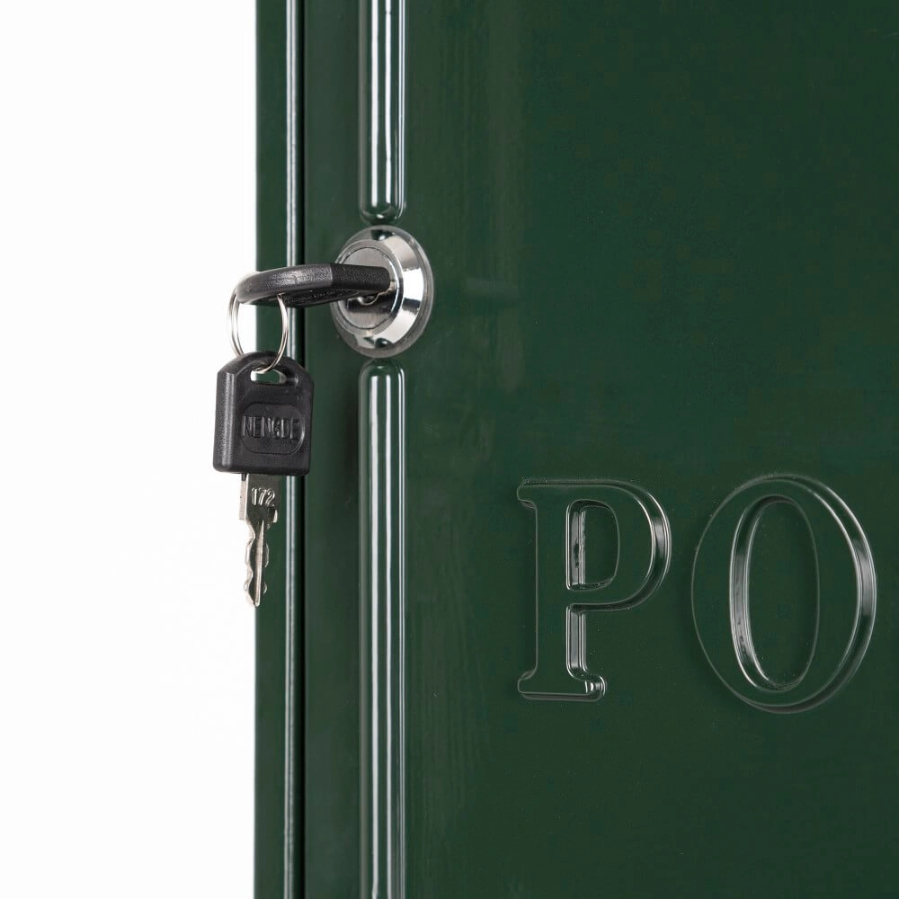 Groene brievenbus Postbox B6 KS verlichting 8714732171304