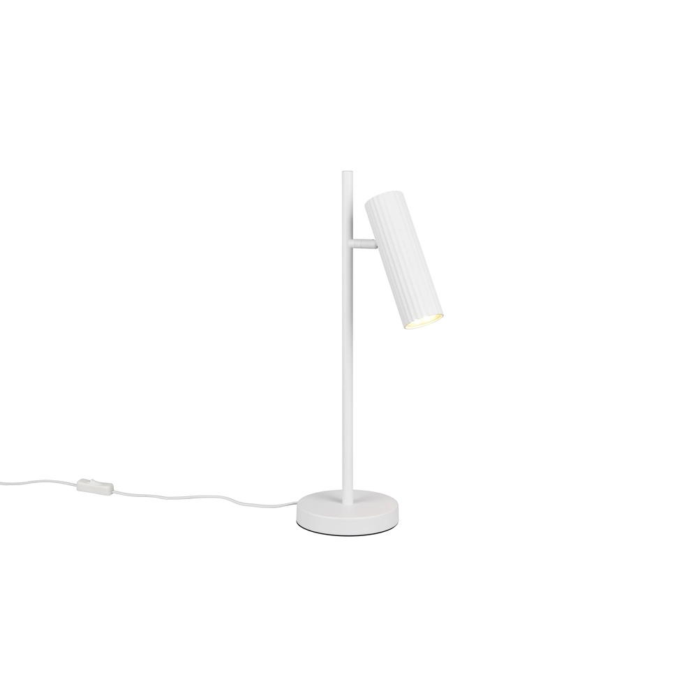 Strakke tafellamp Soka wit