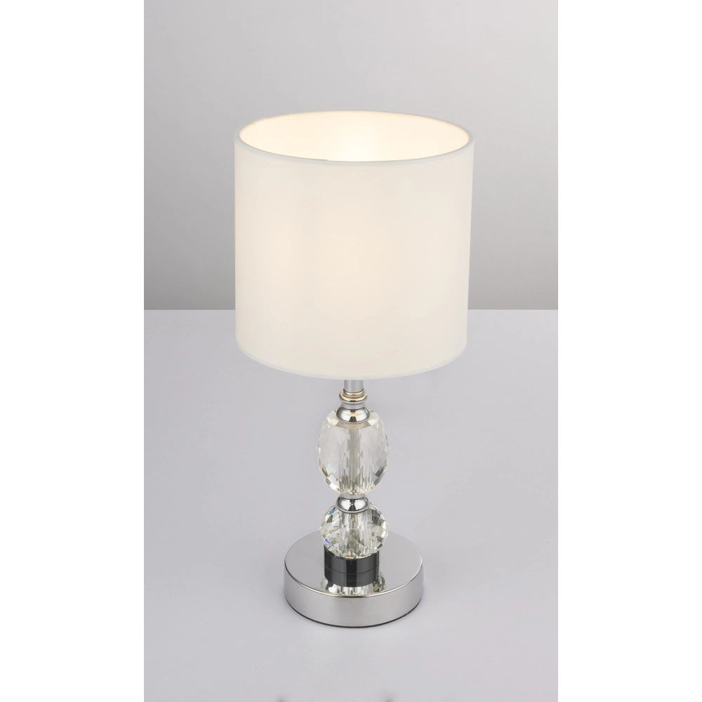 Klassieke schemerlamp Bronn chroom 34cm Globo 9007371379361