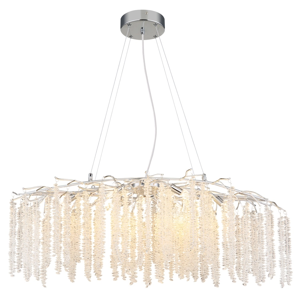 Hanglamp Laverne chroom ovaal Globo 9007371578153