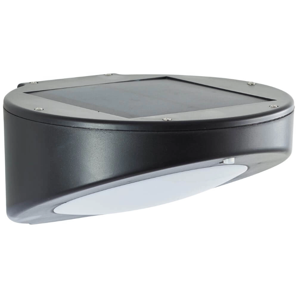 Zwarte wandlamp Bardum solar Brilliant 4004353432712