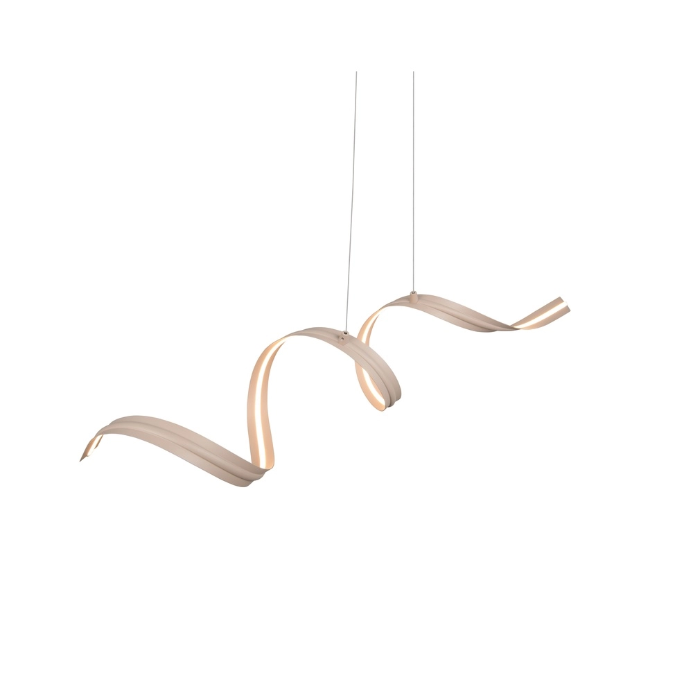 Moderne hanglamp Tivor zand bruin Trio 4017807706314