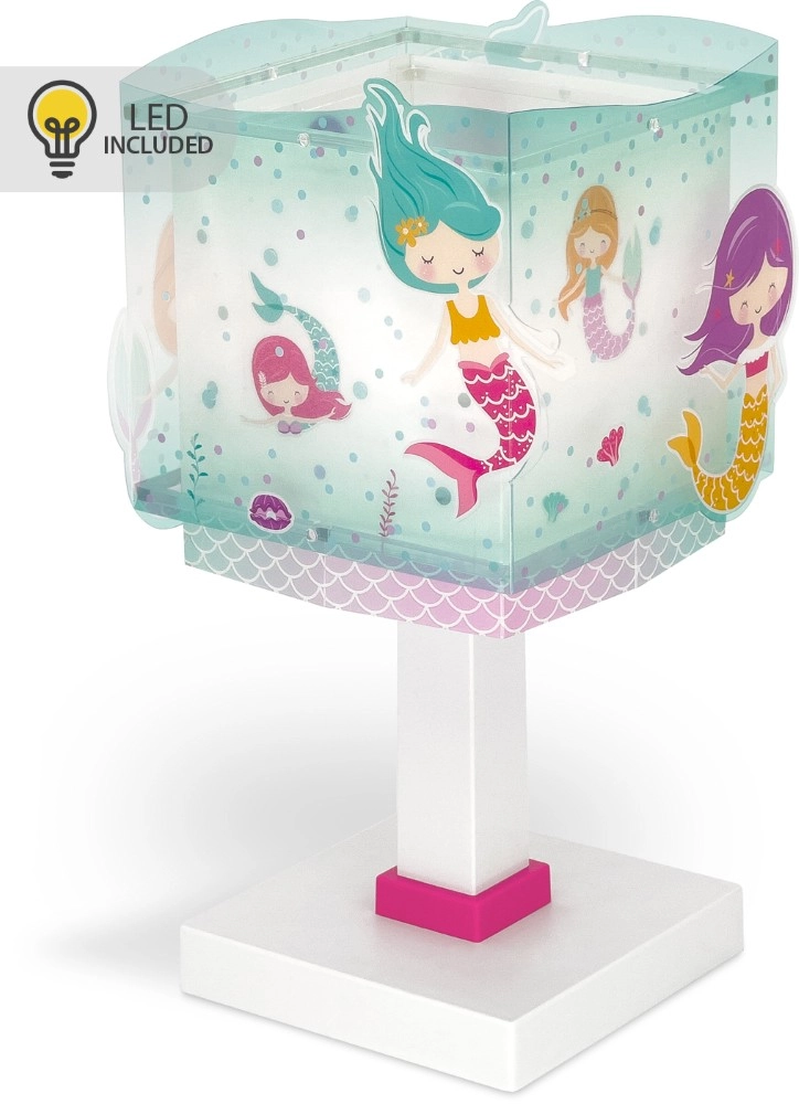 Tafellampje Mermaids turquoise