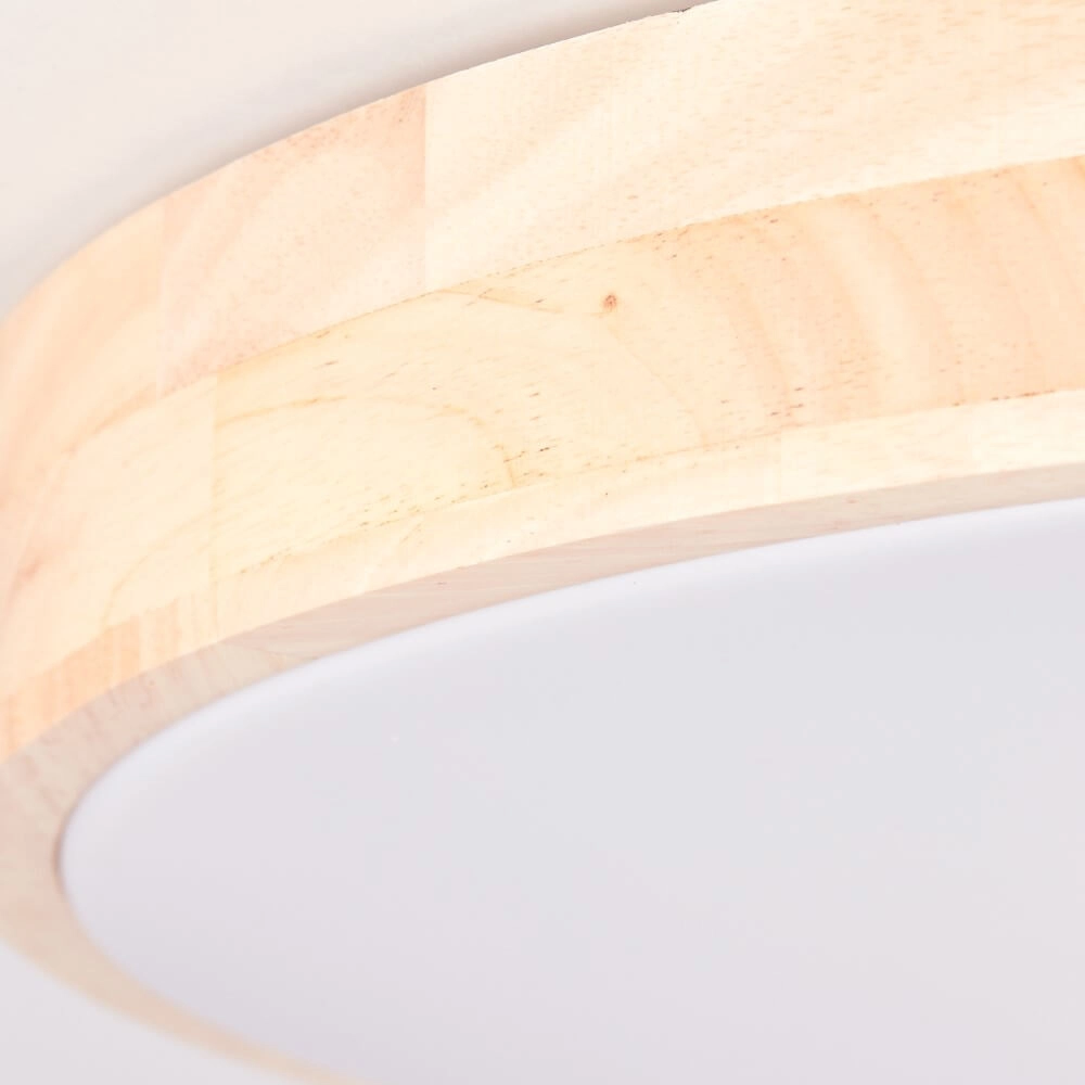 Houten plafondlamp Slimline Ø 50cm Brilliant 4004353426582