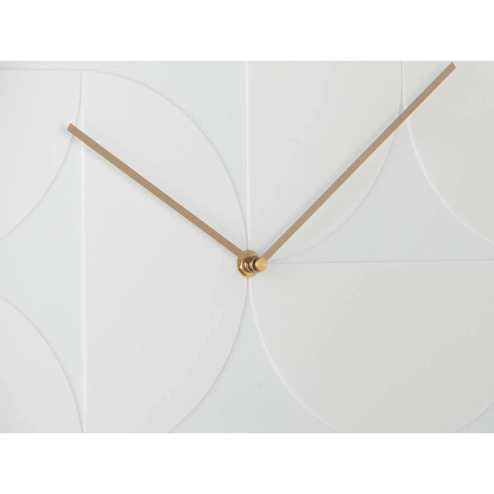 Wandklok Echelon Circular wit - Ø 40cm Karlsson 8714302727726