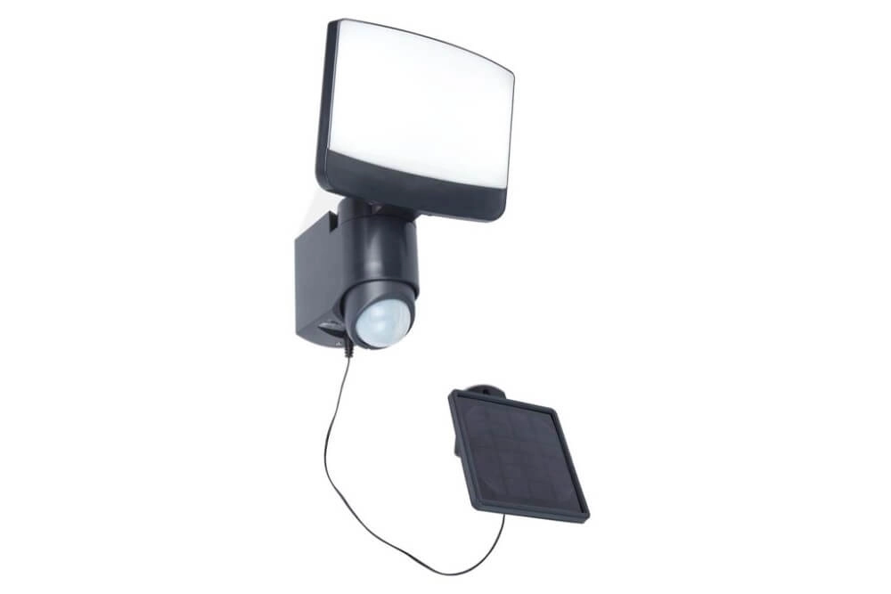 Solar wandlamp Sunshine L antraciet