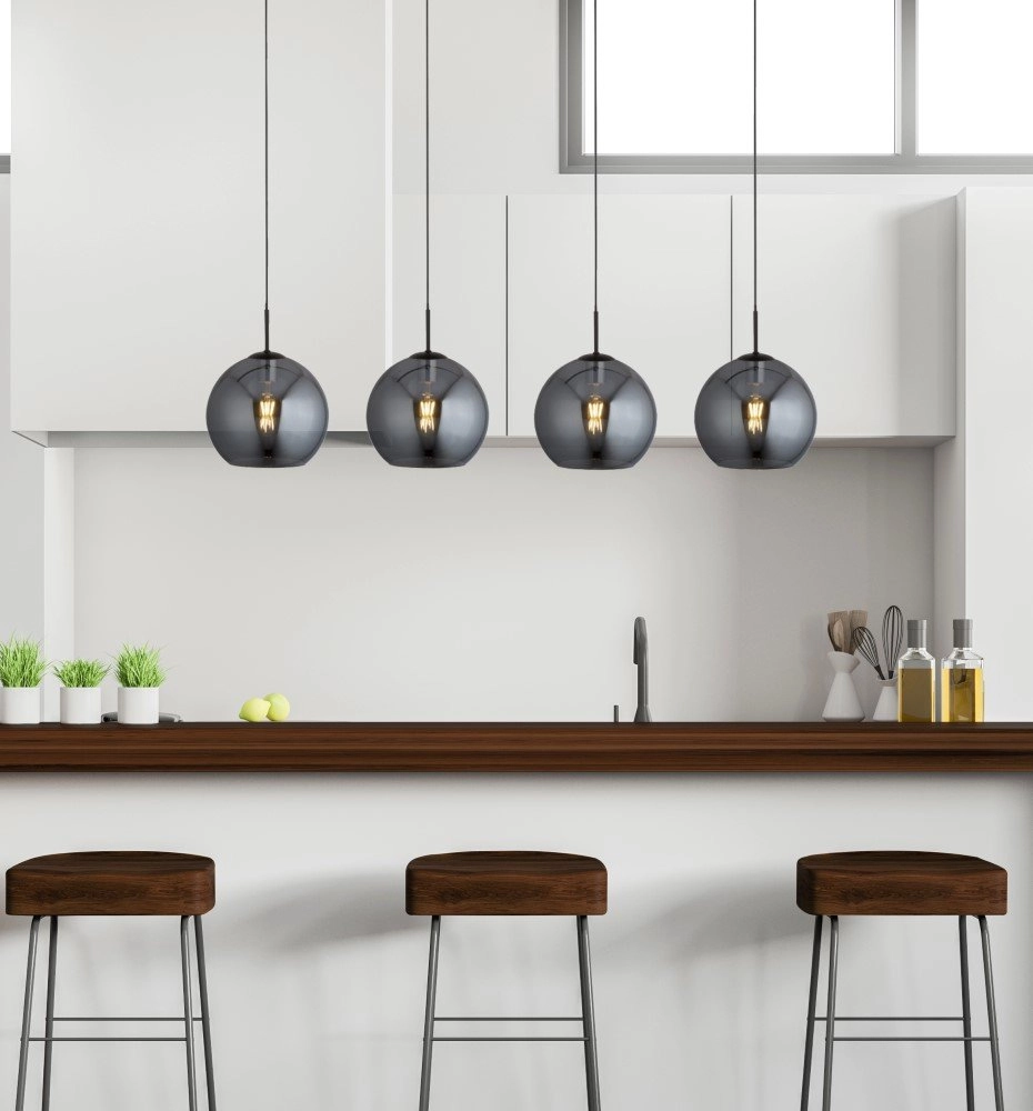 Glazen bollen Amsterdam voor boven tafel Searchlight 5053423150857