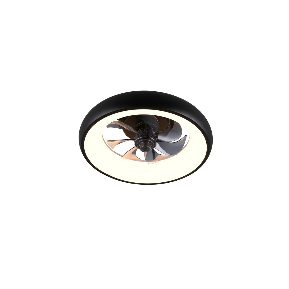 Strakke ventilator Muonio zwart Trio 4017807688221