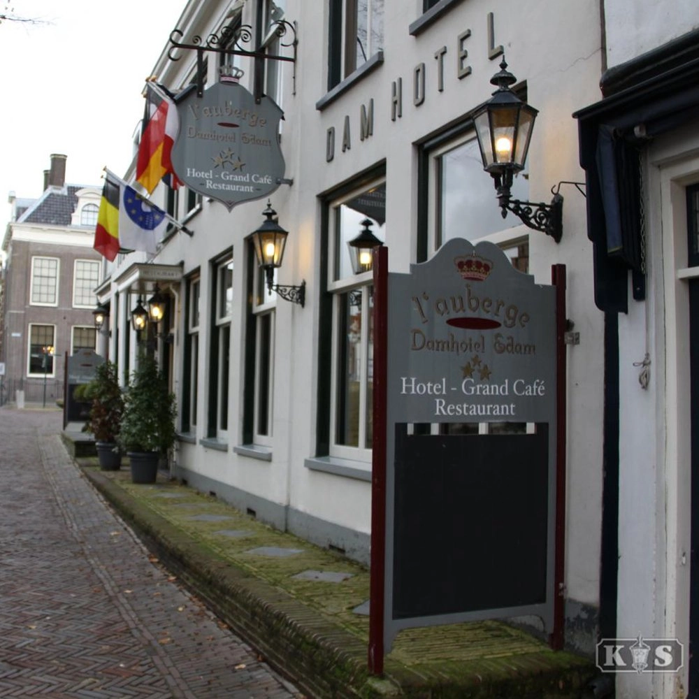 Nostalgische buitenlamp Weesp zwart KS verlichting 8714732120746