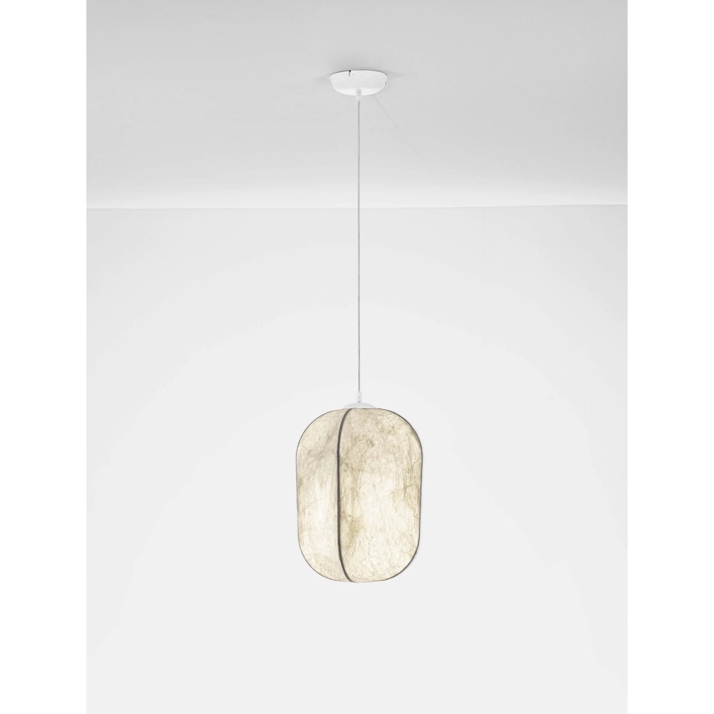 Witte hanglamp Pierida Ø 30cm