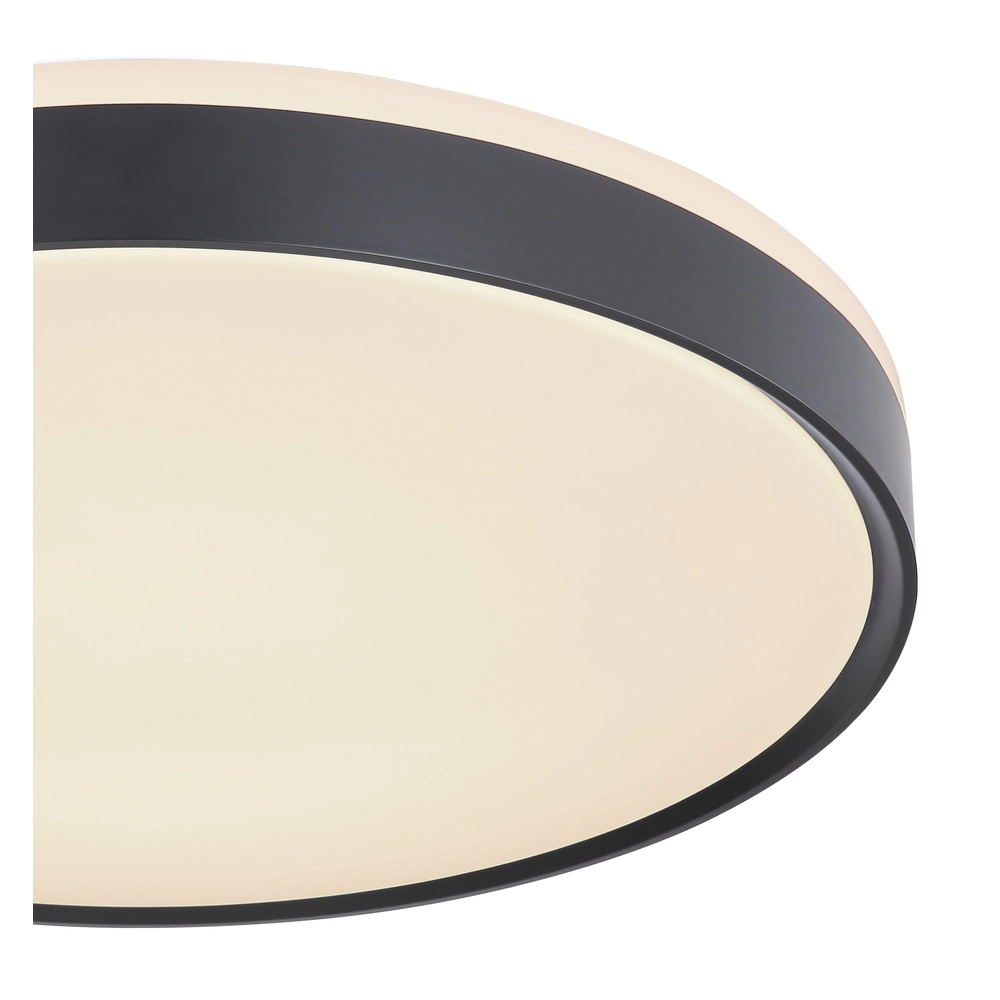 Plafonniere Sonny zwart met wit Ø 40cm Globo 9007371427857