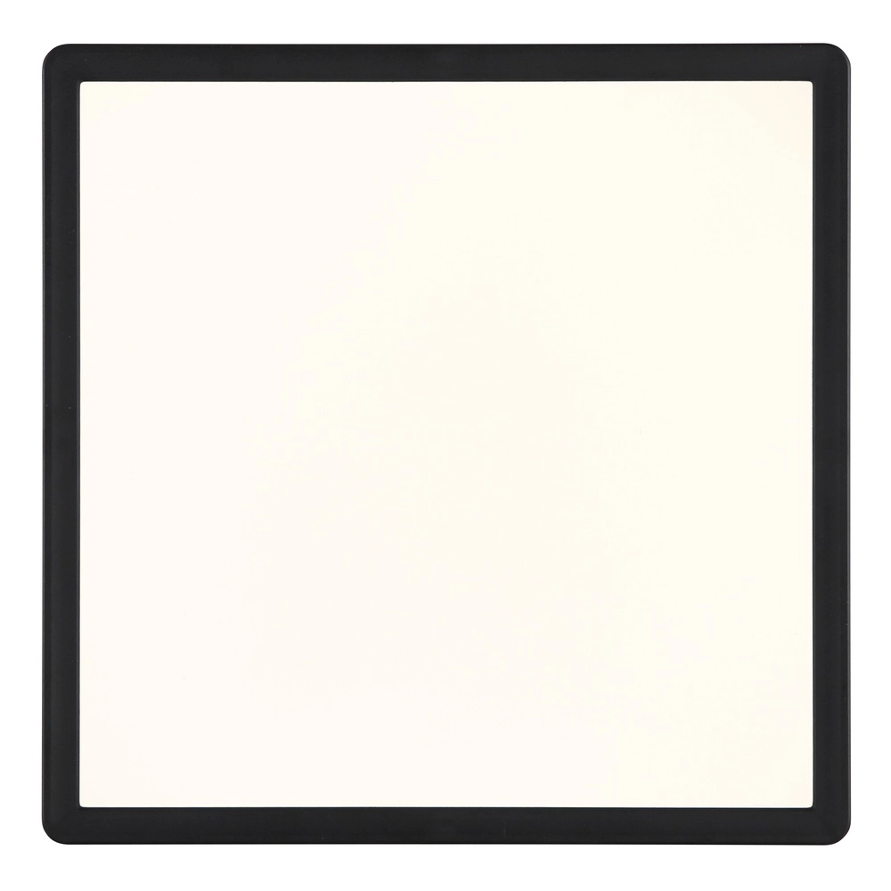 Plafonniere Sapana vierkant 29,4cm zwart Globo 9007371414390