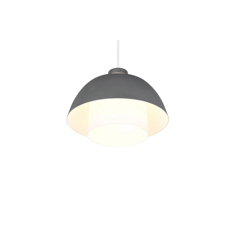 Design hanglamp Tilos antraciet Ø 30cm Trio 4017807682434