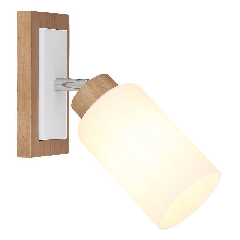 Wandlampje Rowena hout