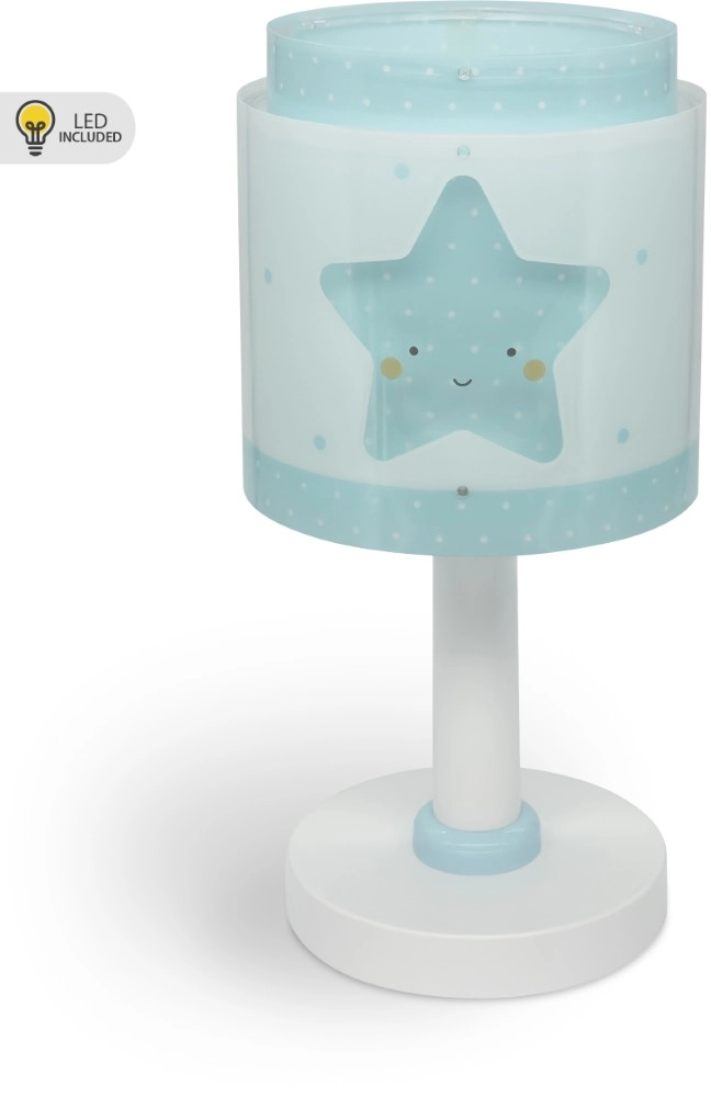 Tafellampje Baby Dreams blauw glow in the dark Dalber 8420406002613
