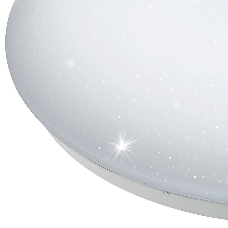 Led plafondlamp Voltago 2 RGB Crystal rond 30cm wit Eglo 9002759959715