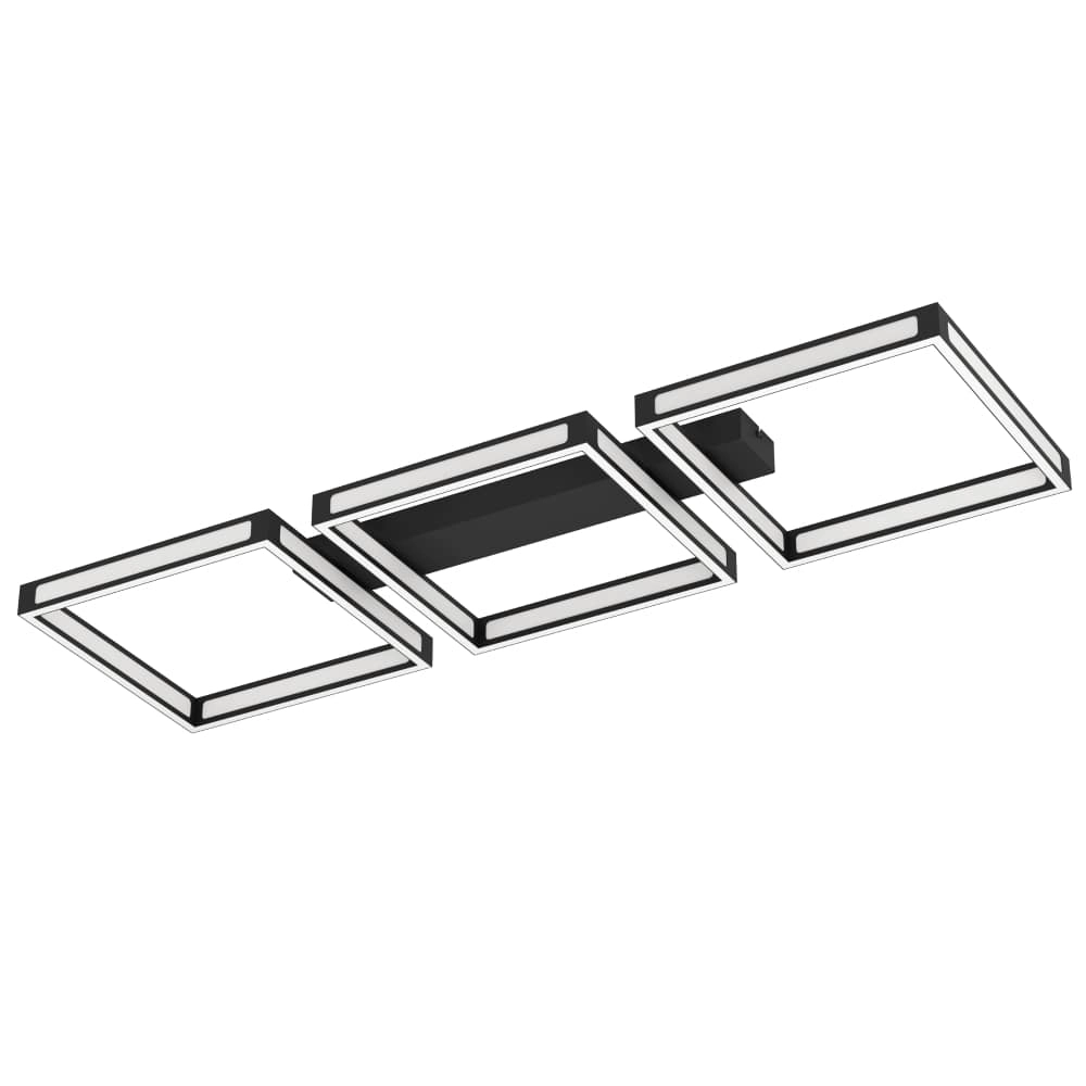 Zwarte plafondlamp Altaflor Led