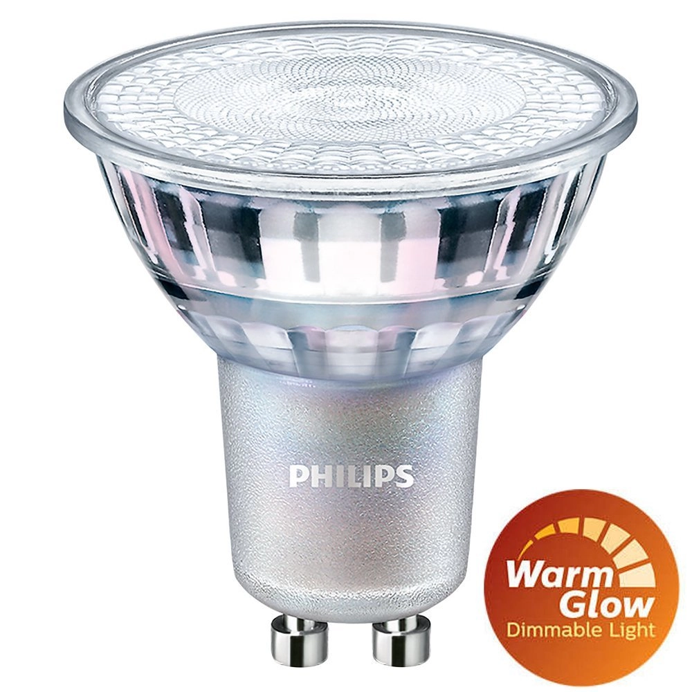 Led lamp Warm glow GU10 3,8 watt Led Dimbaar Philips