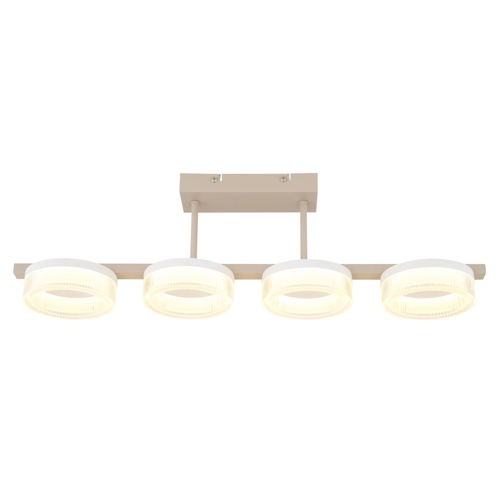 Moderne plafondlamp Zara zand bruin 67cm Globo 9007371576067