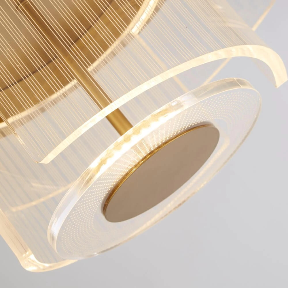 Plafondlamp Deco goud Searchlight 5053423273433