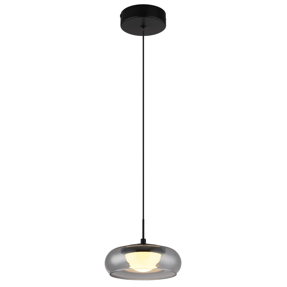 Design hanglamp Carlene zwart Globo 9007371578177