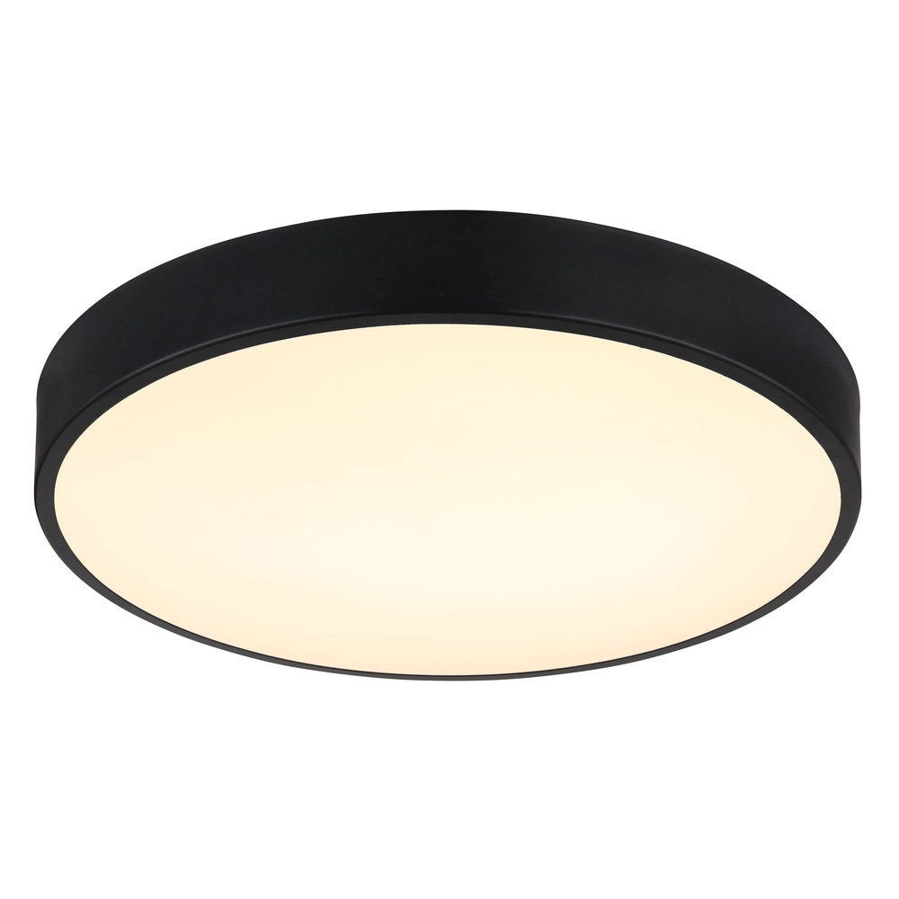 Design plafonniere Nielsen zwart Ø 37,8cm Globo 9007371575671