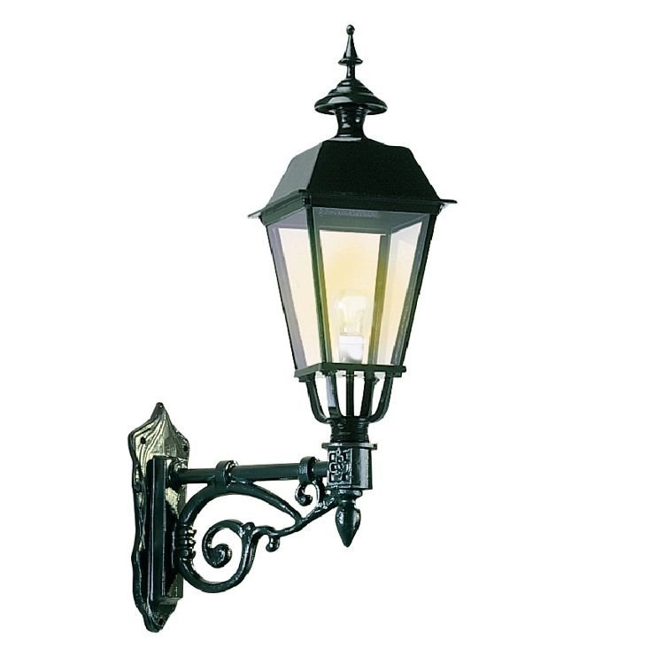 Nostalgische buitenlamp Bonn zwart