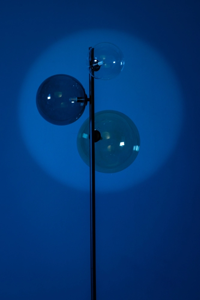 Glazen vloerlamp Shelly met bollen ETH 8720195310082