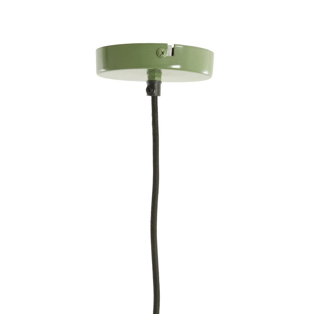Japandi hanglamp Zubedo Ø 49,5cm - olijf groen Light & Living 8717807835880
