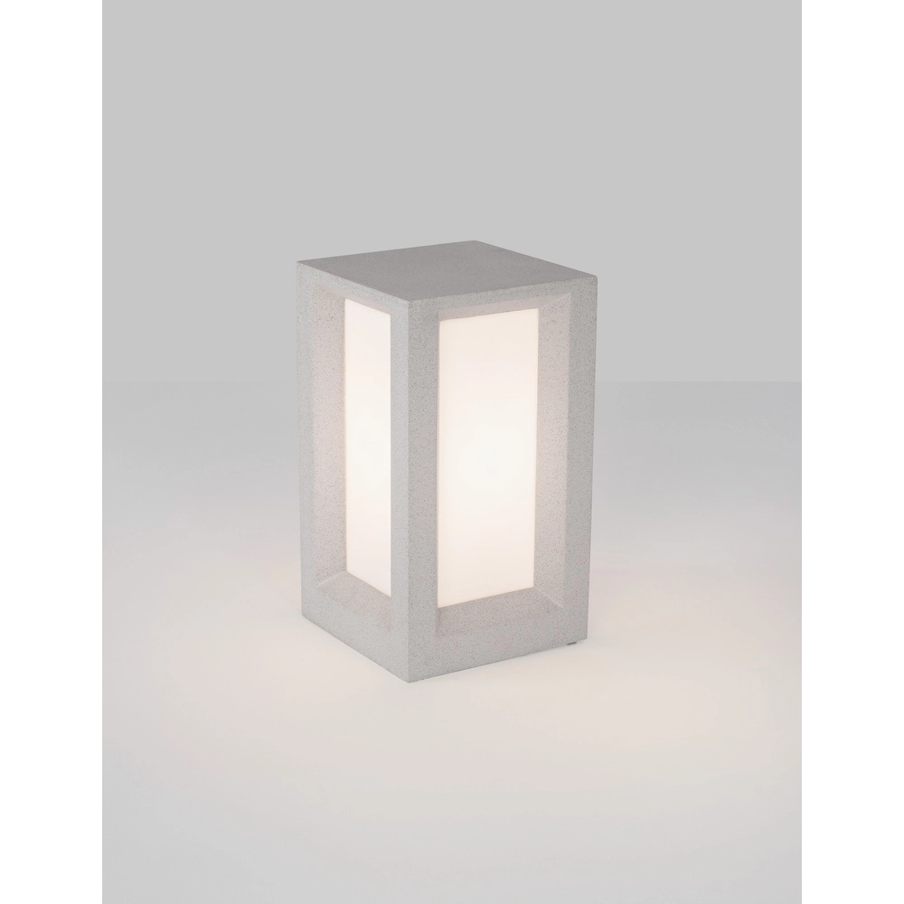 Vierkante tuinlamp Castro wit Lyora 5212017426918