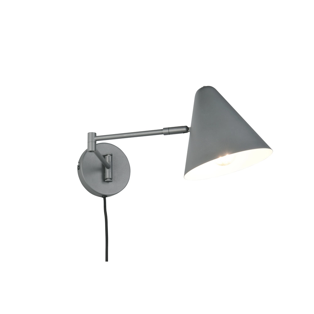 Design wandlamp Cosima antraciet Trio 4017807660012