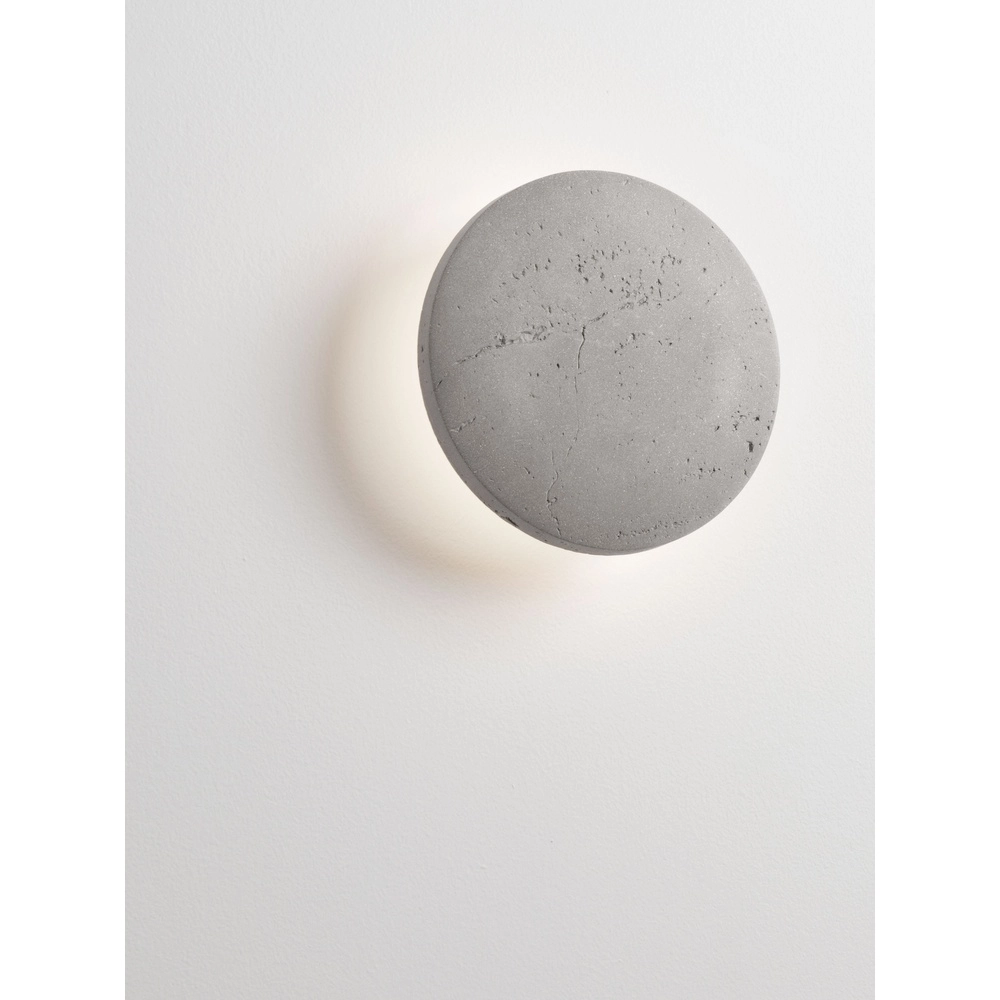 Wandlamp Cerler grijs steen Lyora 5212017495976