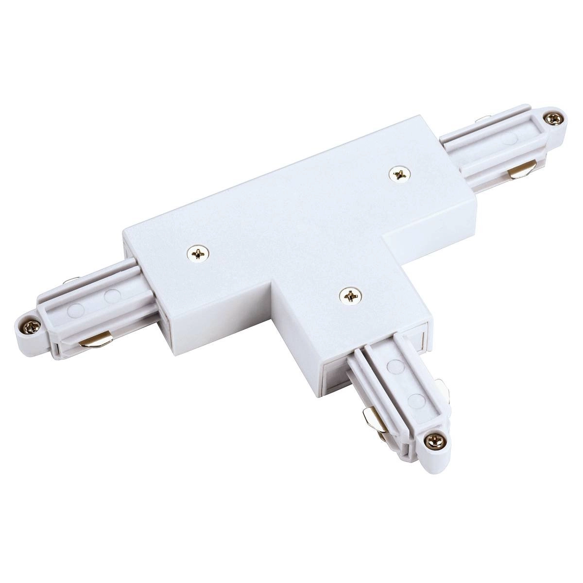 1-fase T-Connector 2 aarde rechts wit