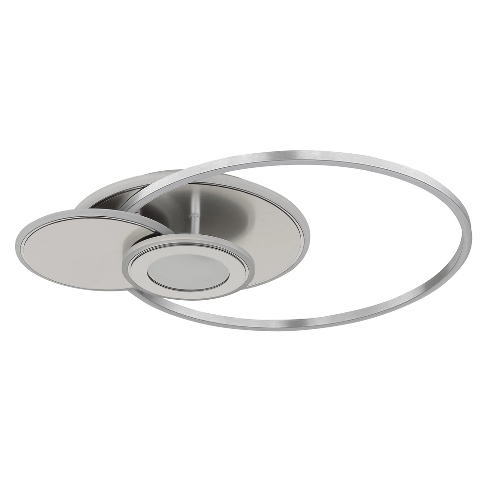 Design plafondlamp Beltran zilvergrijs Globo 9007371586691