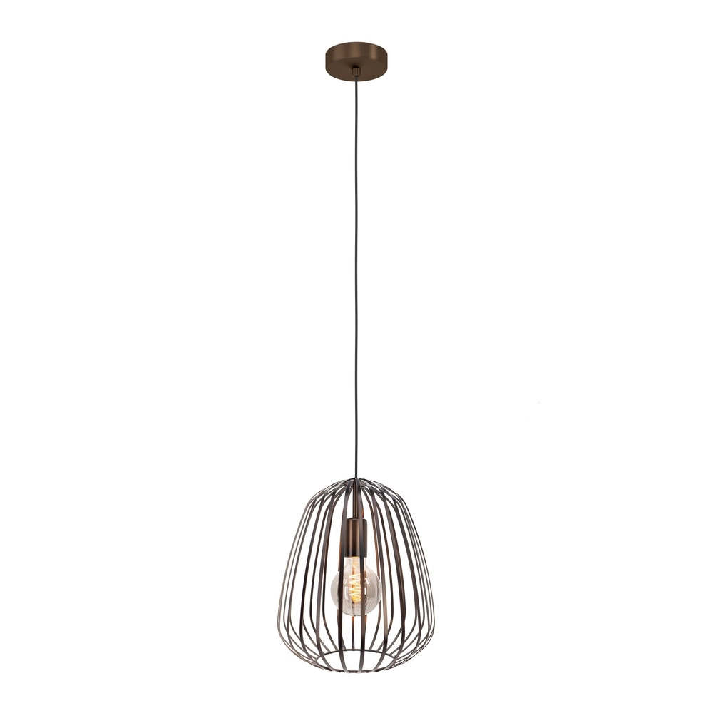 Bronzen hanglamp Espinal Ø 28cm - 1x E27 Eglo 9008606312580