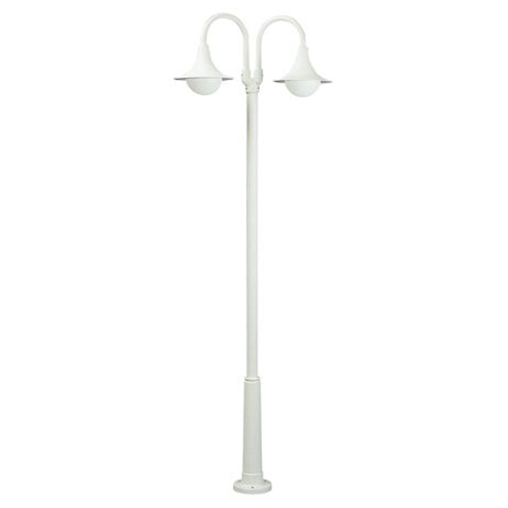 2-lichts lantaarn Lanor 2-lichts - wit