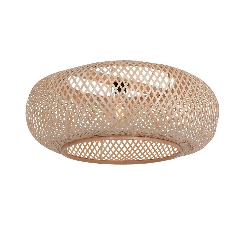 Booglamp ZigZag met rotan kap Steinhauer 8712746183030