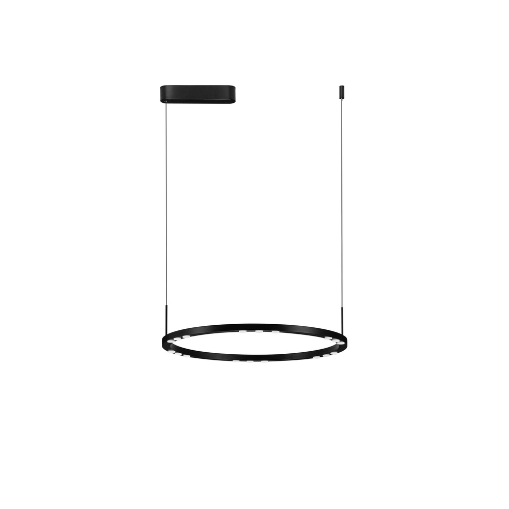 Strakke hanglamp Lunette zwart Ø 660cm Lyora 5212017465191