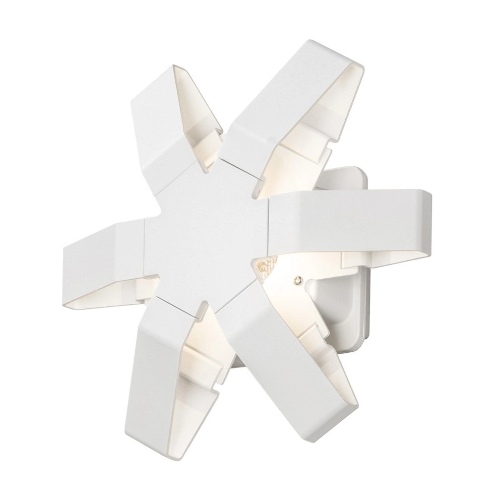 Led buitenlamp Pescara Star 25cm wit