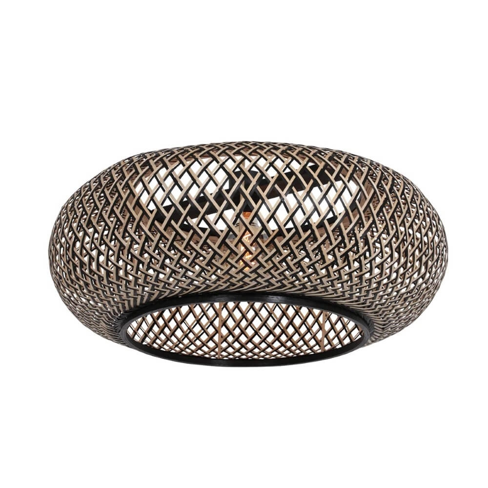 Rotan booglamp Sparkled zwart Steinhauer 8712746152951