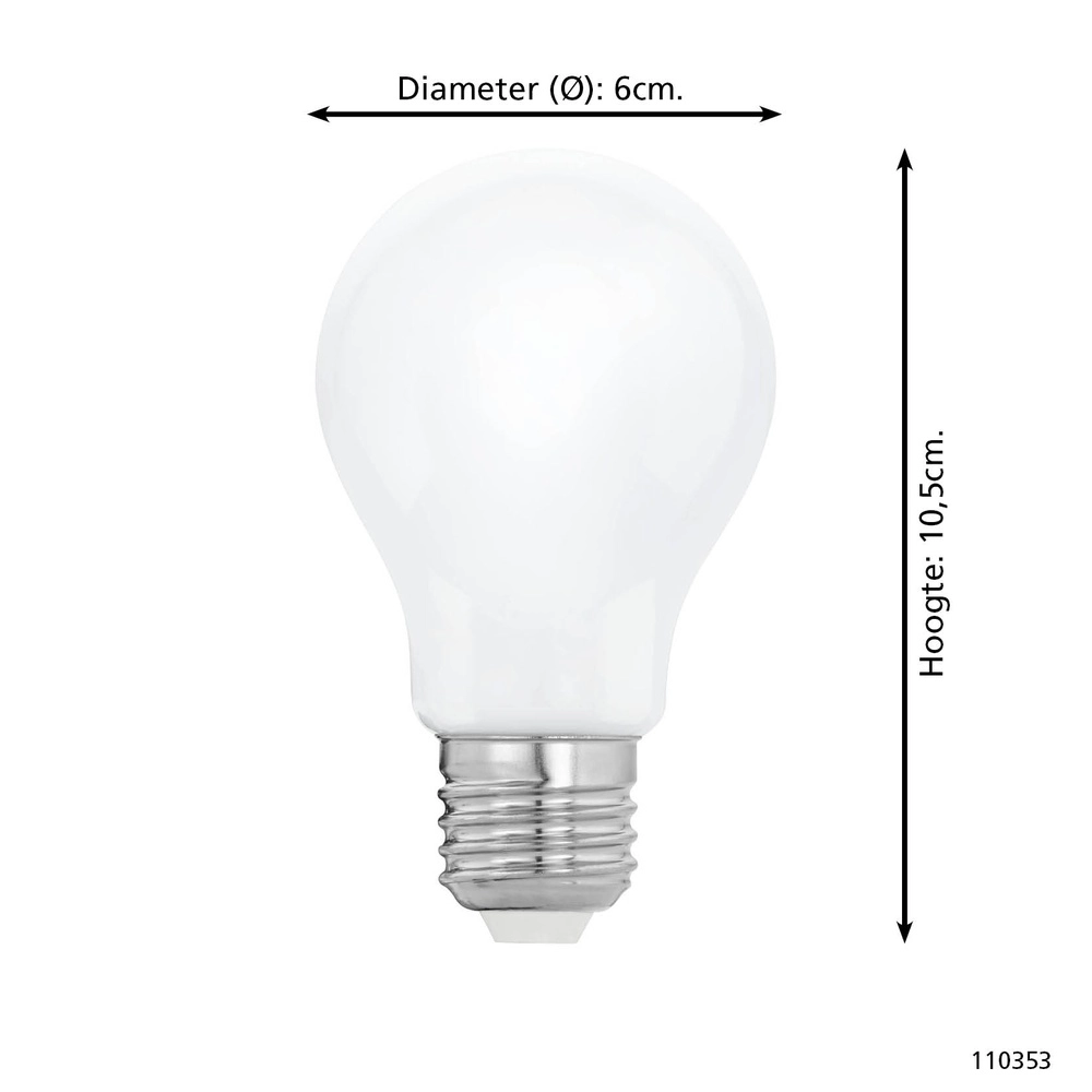 Led lampenbol Zigbee E27 7,5W - 806lm - 3000K - A60 Eglo 9008606362059