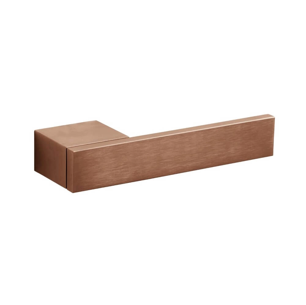 Design deurklink Total mat koper