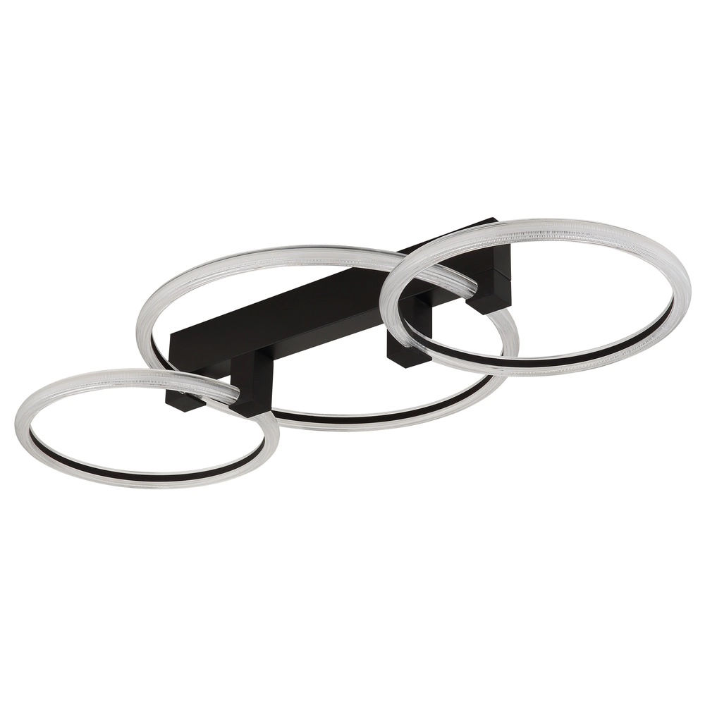 Plafondlamp Fletcher design zwart Globo 9007371592289