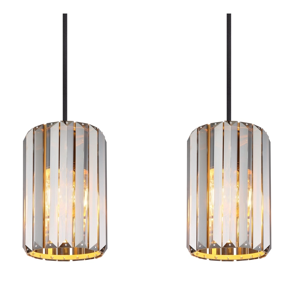Hanglamp Run 4-lichts hout Globo 9007371519965