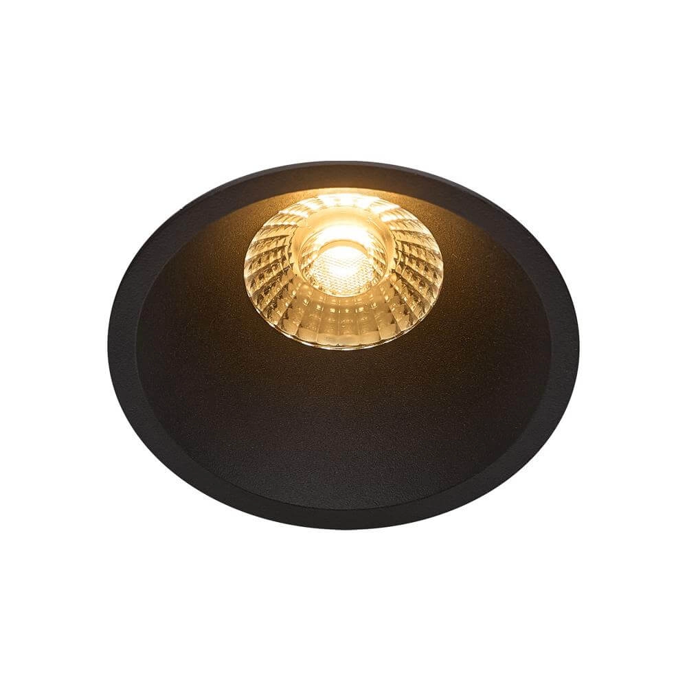 Ronde inbouwspot Albric zwart Nordlux 5704924016479